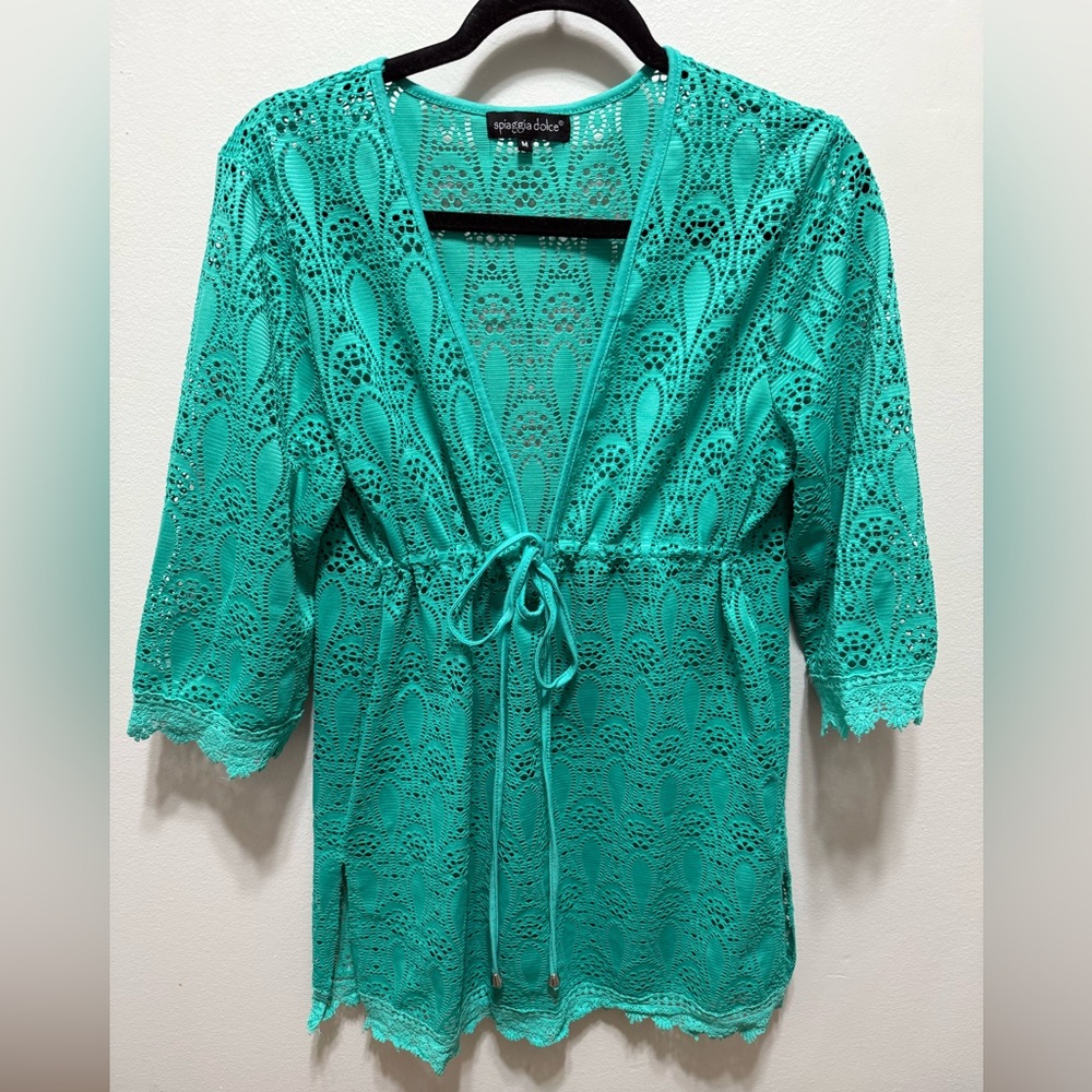 Aqua Lace swim cover up